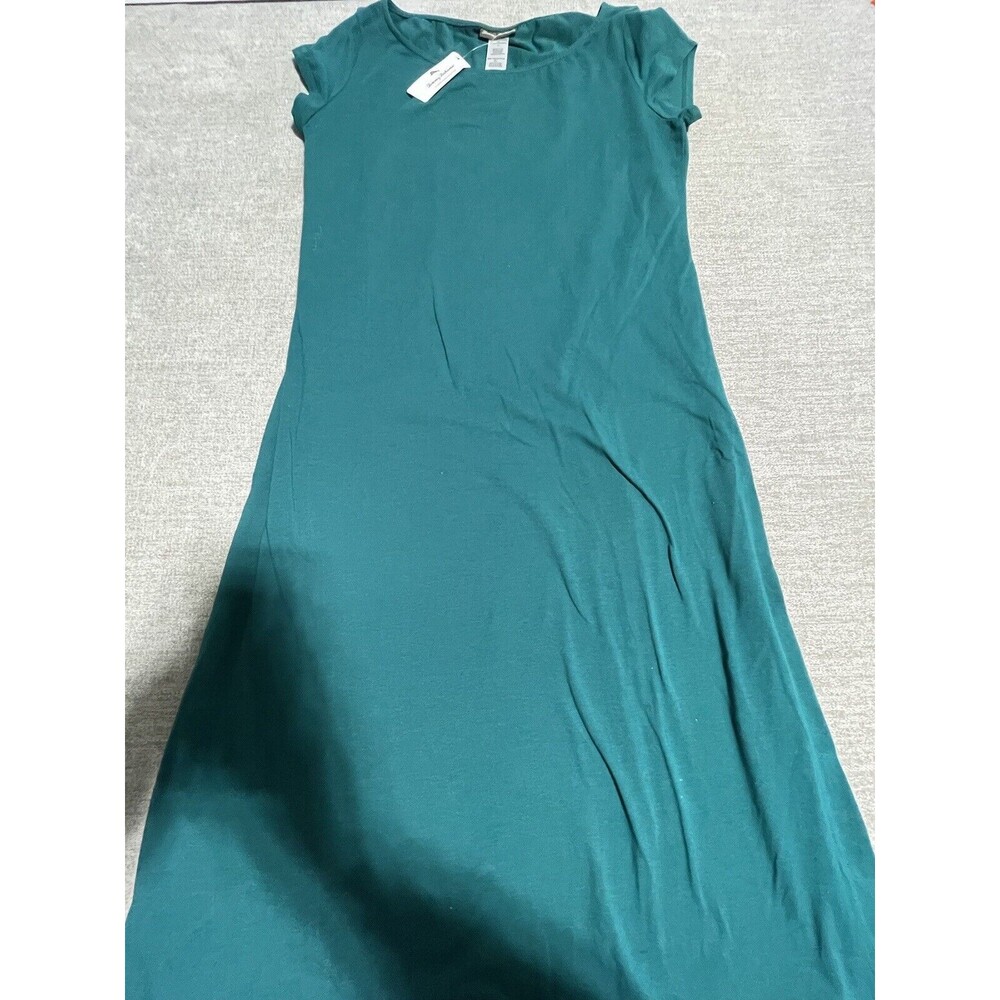 Tommy Bahamas Maxi Dress Medium Cap Sleeve Dress Tidal Teal